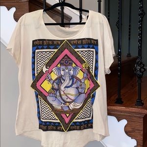 urban outfitters indian god “ganesh” tee shirt